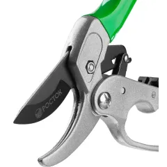 Секатор РОСТОК PC-33 контактный, храповый механизм 200 мм (423008)