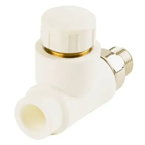 Кран термостатический п/п прямой для радиатора RTP нар. резьба ф 25х3/4