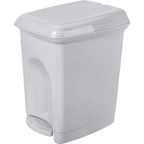 Ведро для мусора БЫТПЛАСТ «Педальный», 7 л, с педалью, МИКС (718332)