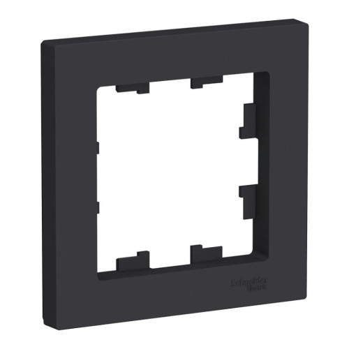 Рамка 1-пост AtlasDesign карбон SchE ATN001001