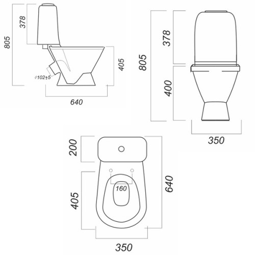 Унитаз-компакт SANITA 