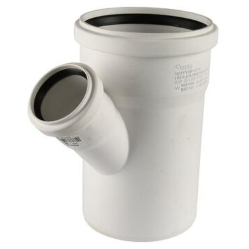 Тройник кан. БЕЛЫЙ РТП ф 110/50х45°