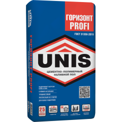 Пол наливной UNIS Горизонт Profi  20кг (цем-полимерн) (5-100мм)