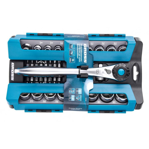 Набор головок GROSS 36шт 1/2