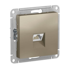 Розетка PC экранированные разъем AtlasDesign шампань SchE ATN000586