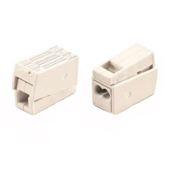 Клемма безвинт. с пастой для св-ков 3х0,5-2,5мм (медь-26A, алюм.-16A) WAGO (31037)