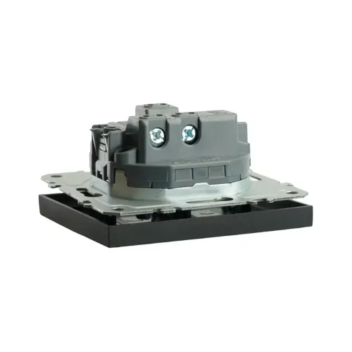 Выключатель 1-кл ЭМИЛИ черный RSW10-5103-05