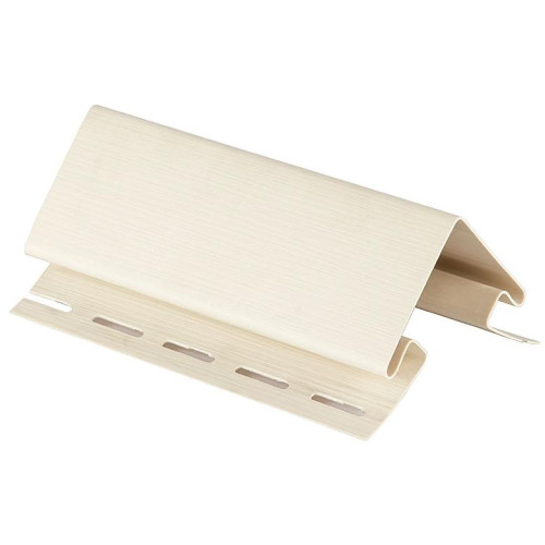 DOCKE планка к сайдингу D4,5D УГОЛ НАРУЖНЫЙ СЛИВКИ 3м