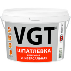 Шпатлёвка VGT универсальная  для н/р в/р 3,6 кг
