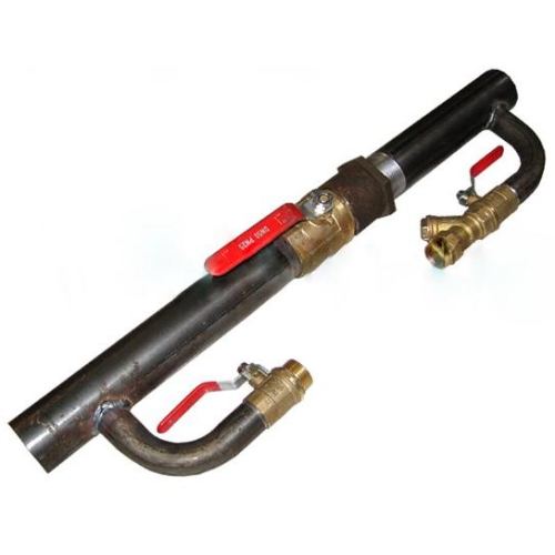 Байпас ф 50 с краном длинный