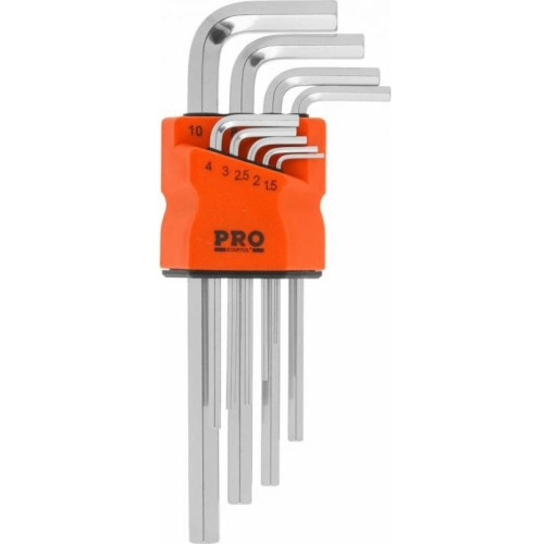 Набор ключей шестигранных PRO STARTUL 1,5-10мм 9шт длинн. (PRO-89109)