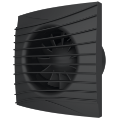 Вентилятор осевой D100 SILENT 4C Matt black с обратным клапаном