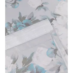Портьера Ле-Гранд Букет адверта 150*260 голубой