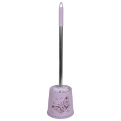 Ёрш для туалета напольный «Бабочки» 12,5х50 см (4563137)