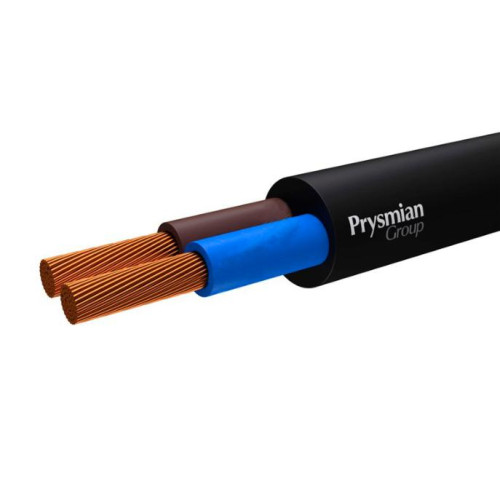 Провод ПВС 2х1 мм2 черный