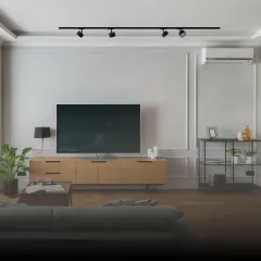 Светильник трековый Apeyron GX53 83*45*101 черный