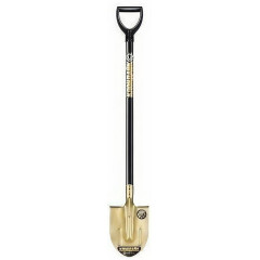 Лопата штыковая ЦИ КЛОНДАЙК золотая, деревянный черенок (2218-ч)