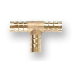 Адаптер пневмо ECO елочка 12 мм Т-образное (латунь) (AB-T-E12)