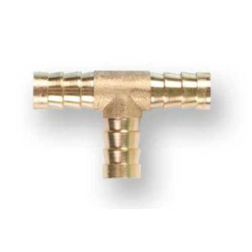 Адаптер пневмо ECO елочка 12 мм Т-образное (латунь) (AB-T-E12)