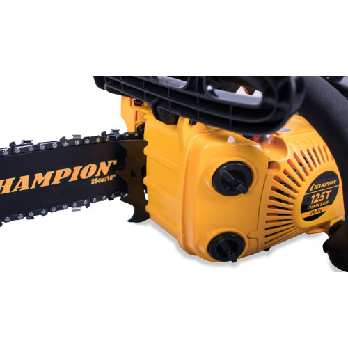 Пила цепная бензо CHAMPION 125T-10