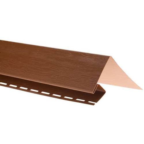 АЛЬТА планка к сайдингу Blockhouse ОКОЛООКОННАЯ 3 м Дуб светлый (откос 17 см)