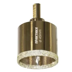 Коронка алмазная ПРАКТИКА д/керамогранита 45мм (917-668)