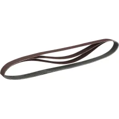 Лента шлифовальная ЗУБР 25х762 мм, P180, МАСТЕР, для станка ЗШС-330, 3 шт (35547-180)