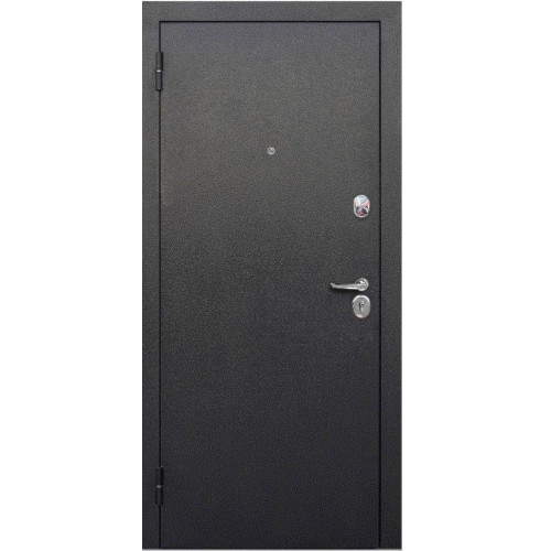 Дверь метал. 7,5 см Гарда Букле черный/Бетон снежный NEW (2050*960, Левая)