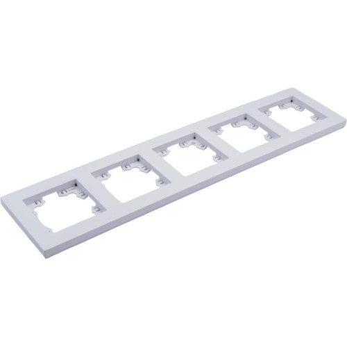 Рамка 5-пост UNIVersal Афина белый A1042