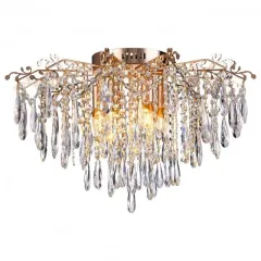 Светильник Люмис E1657/6 FGD 6х40W E27 d650 h390 золото/хрусталь