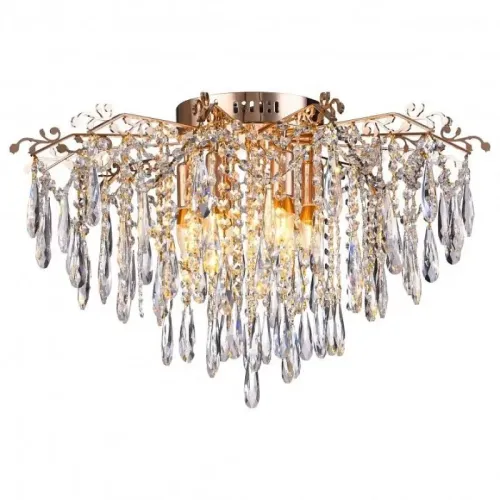 Светильник Люмис E1657/6 FGD 6х40W E27 d650 h390 золото/хрусталь