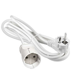 Удлинитель 1-мест. 3м 2P бел. 6А (ПВС 2х0,75) UNIVersal (267138)