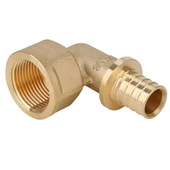 Уголок аксиальный латунный GAPPO ф 16 мм х 1/2