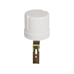 Датчик освещенности (фотосенсор) регулир. 3300Вт IP44 Camelion LXP-03 white (67605)