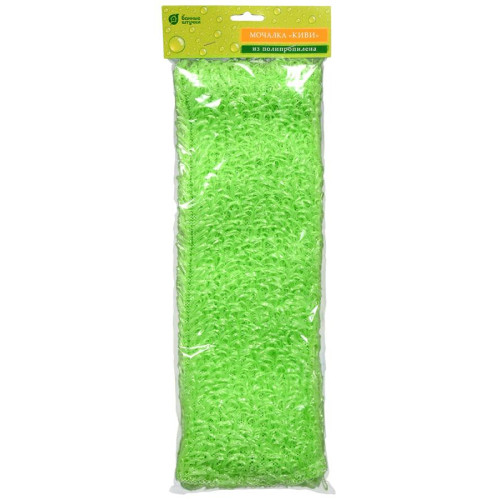 Мочалка Киви 40*16см(60*16см с ручками) полипропилен medium