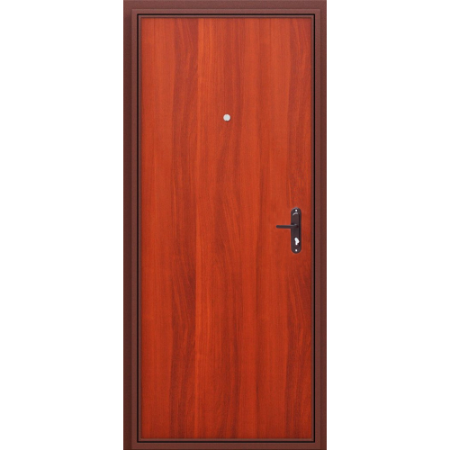 Дверь метал. Спарта Эконом металл/хдф, итал. орех 850/860 R правая