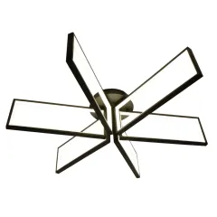 Светильник ESTARES MALDI 165W(1650Lm) 2000K-4000K-6000K d850 ПДУ, черный/белый