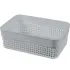 Корзина Plast team Oslo прямоугольная, серый шторм 1л (510696)