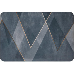 Коврик для ванной 400х600мм PERFECTO LINEA Diatomite, sharp lines влаговпит.