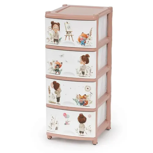 Комод Альтернатива Для девочек 4 ящика (328490)