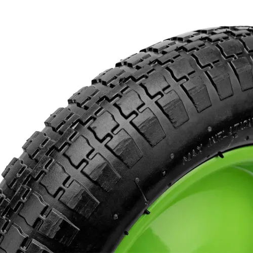 Колесо для тачки СИБРТЕХ пневмо 3.25/3.00-8, длина оси 90мм, подшипник 16мм (68973)