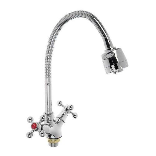 Смеситель для кухни FRAP F4319 хром гибкий излив