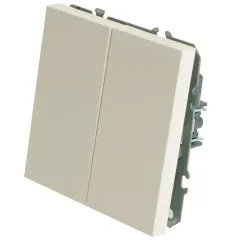 Выключатель 2-кл ЭМИЛИ белый RSW10-5104-01