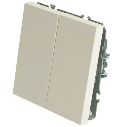 Выключатель 2-кл ЭМИЛИ белый RSW10-5104-01