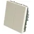 Выключатель 2-кл ЭМИЛИ белый RSW10-5104-01
