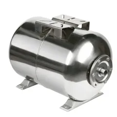 Гидроаккумулятор UNIPUMP 24л H-24S, (гор.), нерж. сталь, мембрана EPDM (85109)