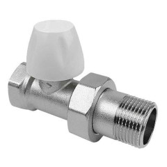 Кран термостатический для радиатора прямой ф 1/2