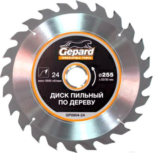 Диск пильный GEPARD 255х32/20z24(GP0904-24)
