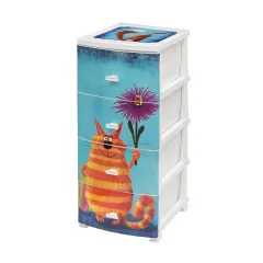 Комод Росспласт Кот 4 ящика (328939)