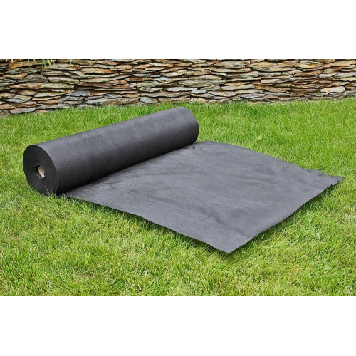 Плёнка укрывная Спанбонд №60 черный МУЛЬЧА ширина 3,2м цена за 1 м